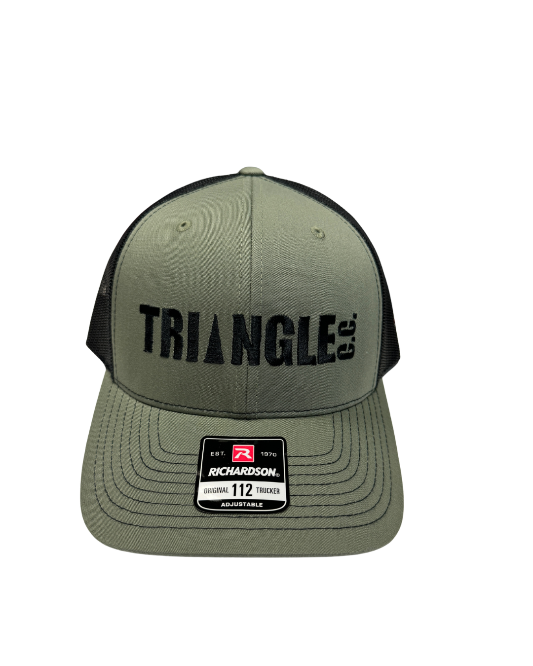 Triangle C.C. Trucker Hat - Olive Green/Black