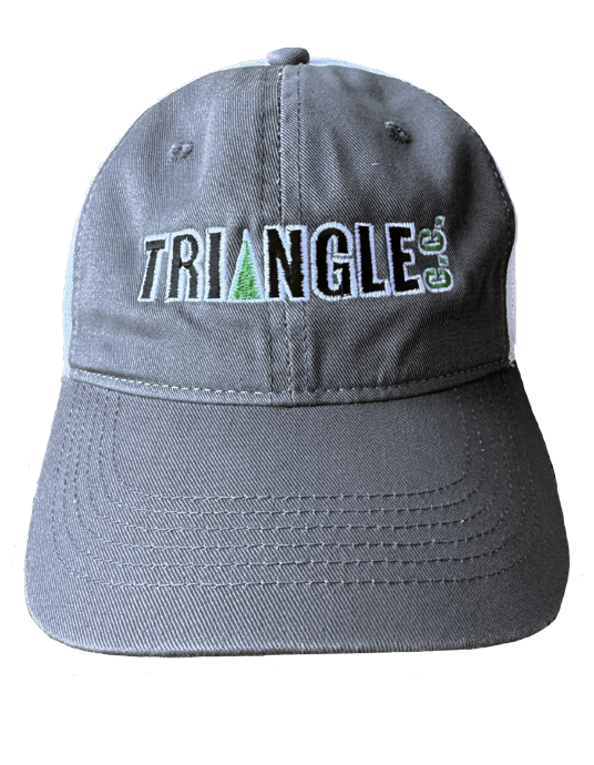 Triangle C.C. Soft-Back Cap - Gray/White – Triangle CC