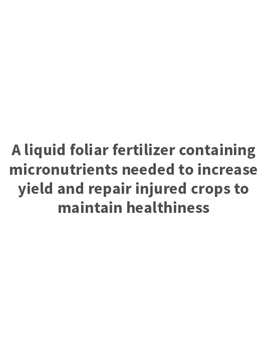 MICROPAC Liquid Foliar Fertilizer